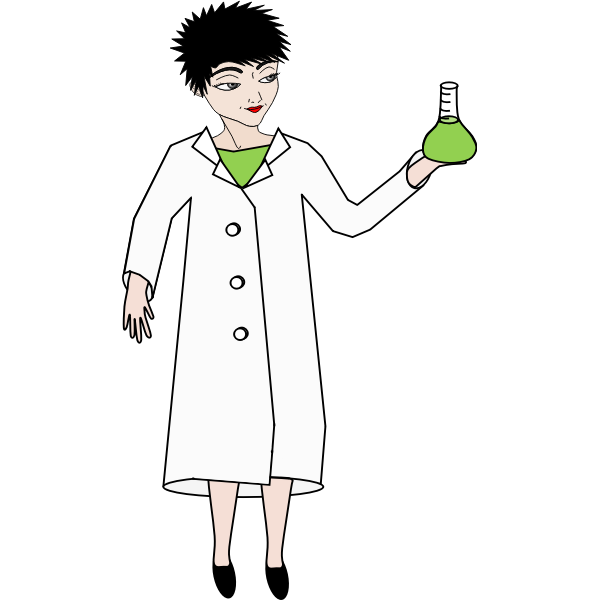 Female scientist