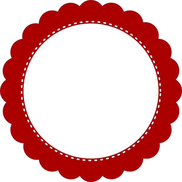 Red simple seal