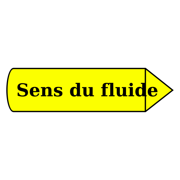 sens du fluide