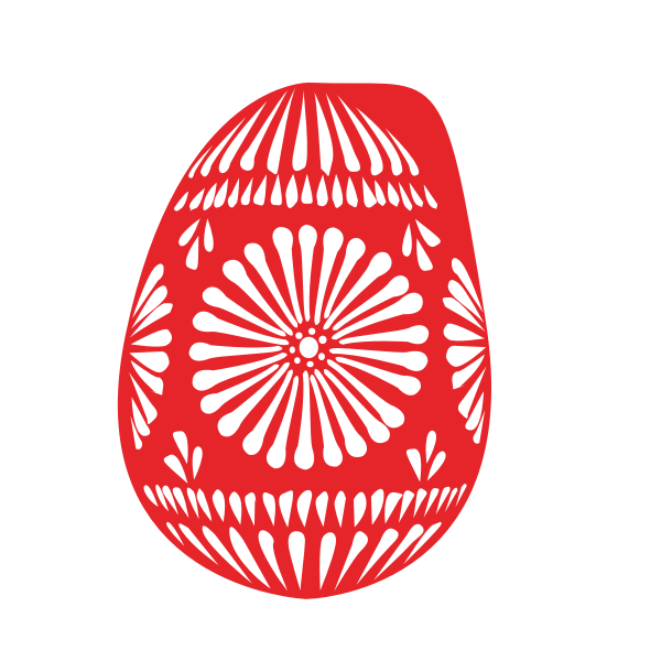 Vector illustration of Easter egg