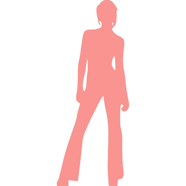 Girl in trousers