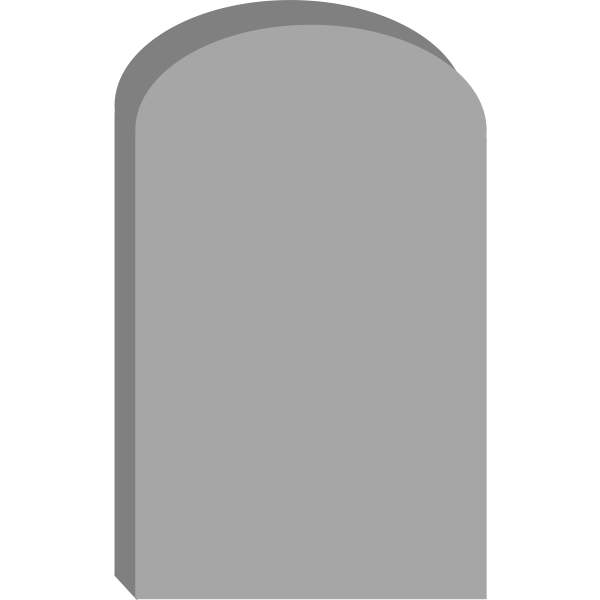 Simple gravestone