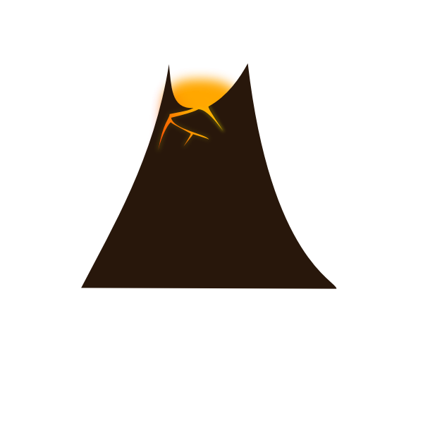 simple volcano