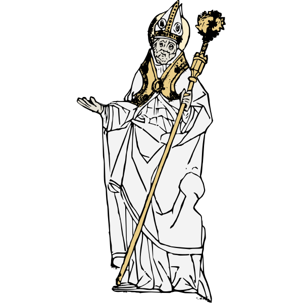 Simple old Pope