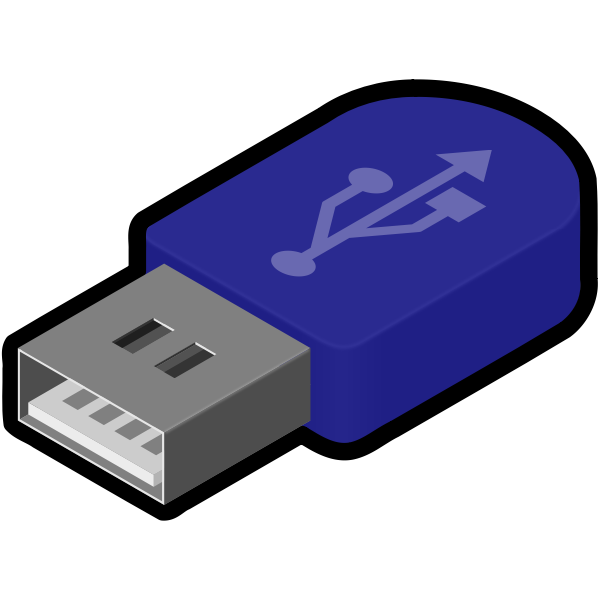 Vector image of pendrive icon