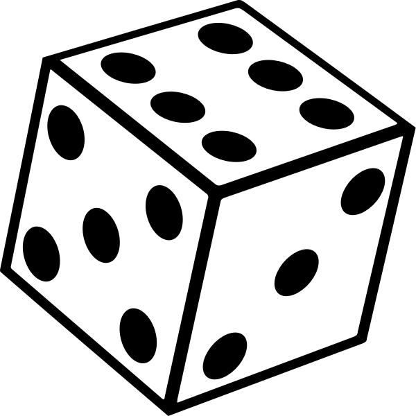 Six sided dice too