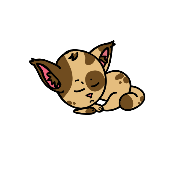 Sleeping cat vector image