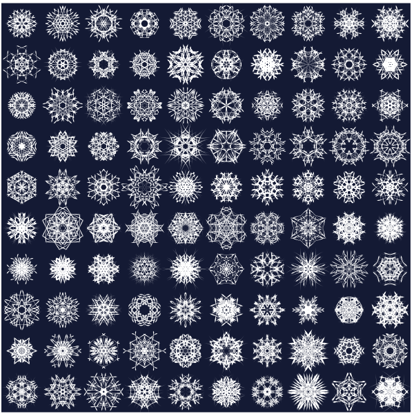 Snowflake decoration