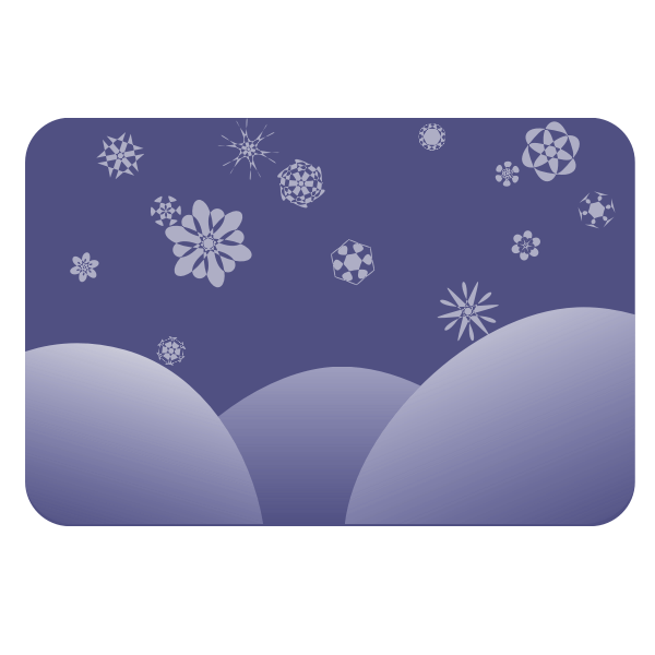 Simple winter vector background