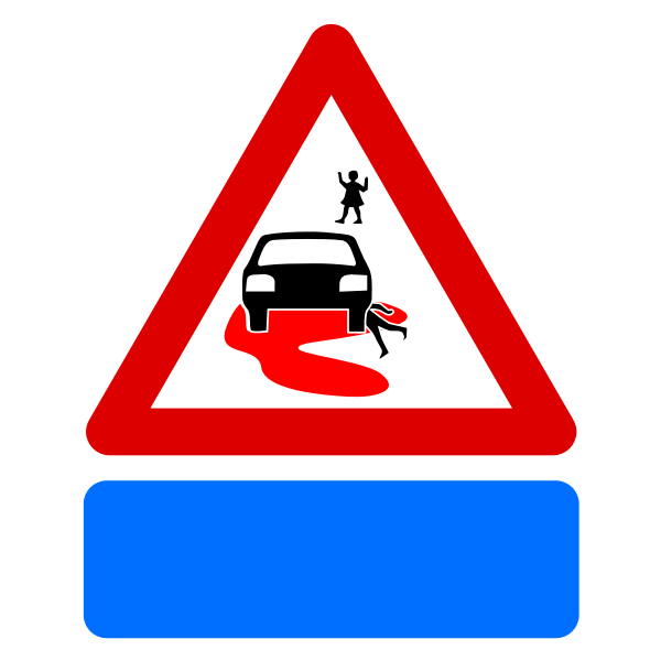 Speed kills sign vector image