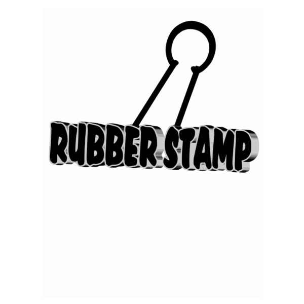 Rubber stamp vector clip art