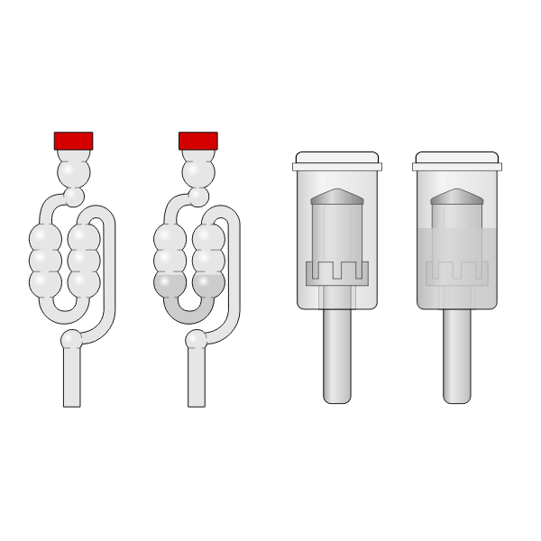 Homebrewing airlocks vector image