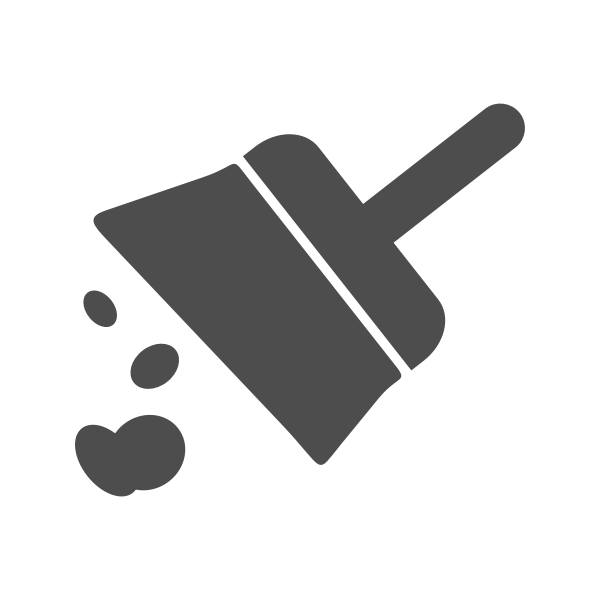 Sweep icon vector drawing
