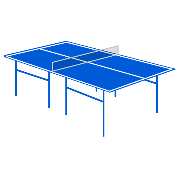 Table tennis table