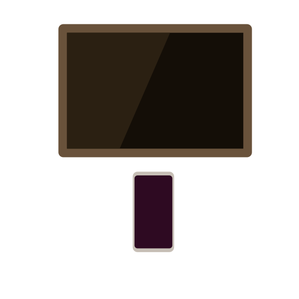 Computer Screen and Smartphone