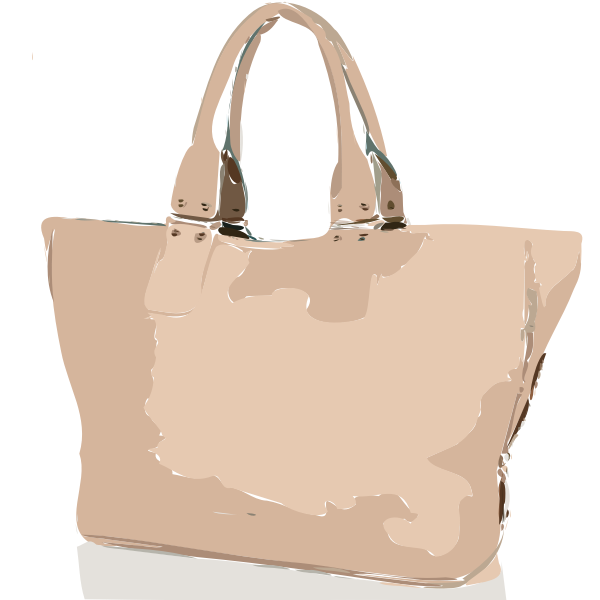 tan handbag no logo