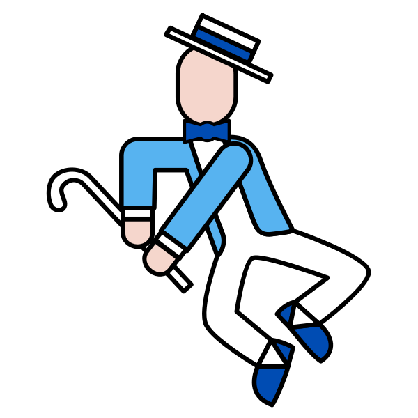 Tap dancer icon