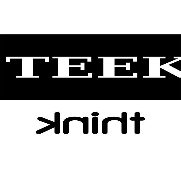 Teek think vector image