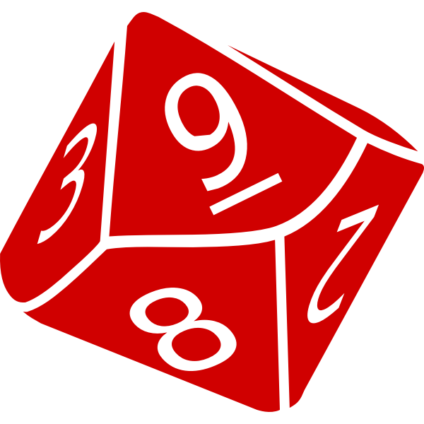 Ten-sided dice