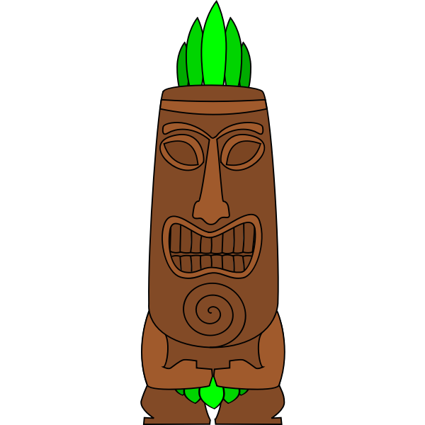 Tiki vector image