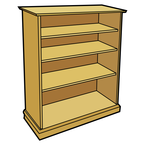 Brown book case image