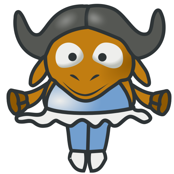 GNU ballet dancer