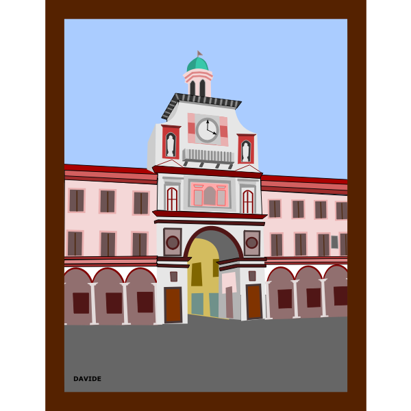 Vector clip art of Torrazzo