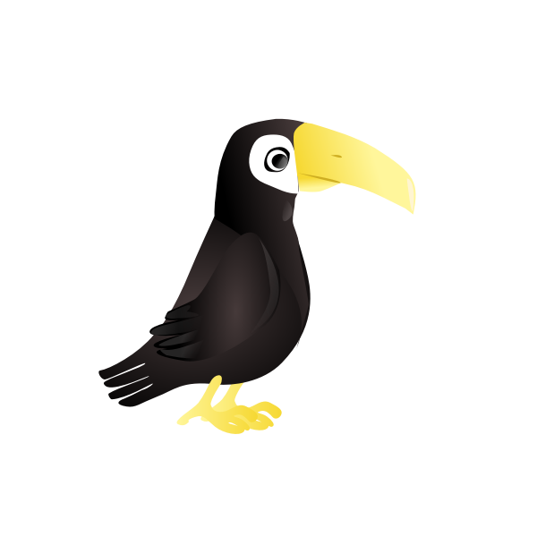 Simple toucan vector illustration