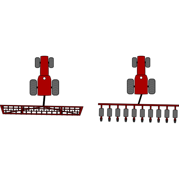 Tractor - tillage and planting