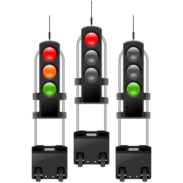 Mobile traffic lights