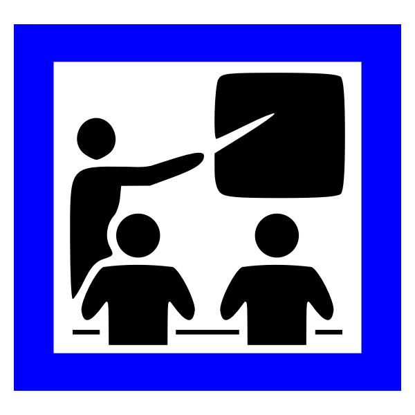 Training icon vector image