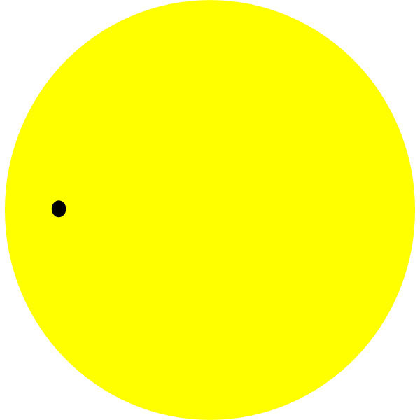 Transit of Venus over Sun