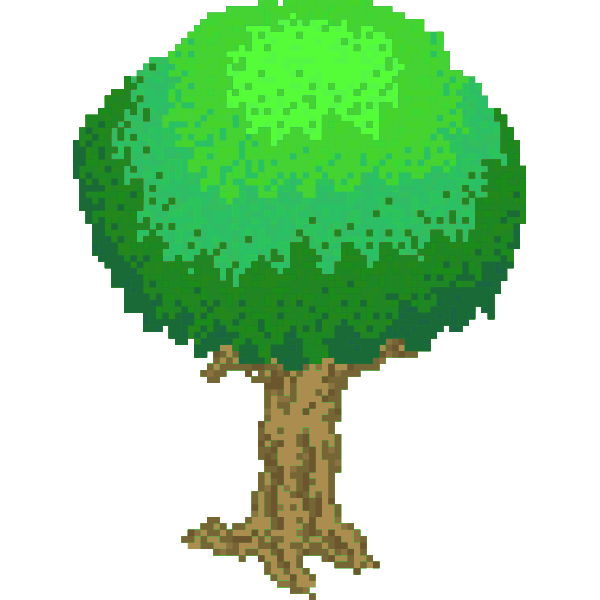 Pixel tree image