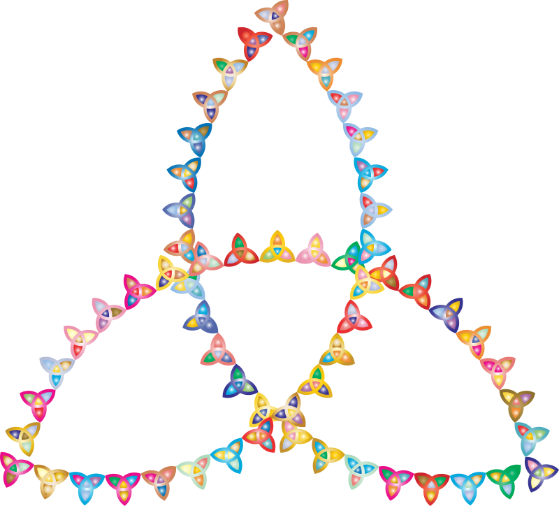 Triquetra Fractal Prismatic Shape