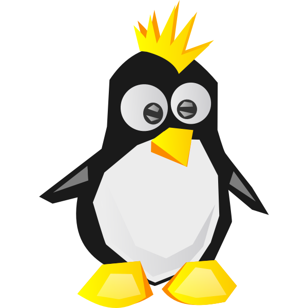 Linux logo vector image