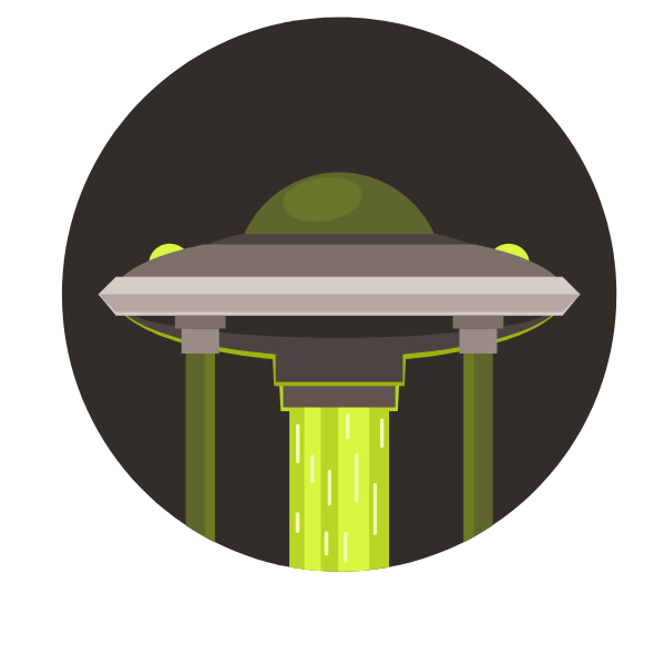 UFO lifts off