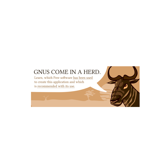 Gnu speaking