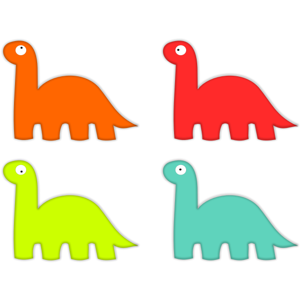 Dinosaur icons