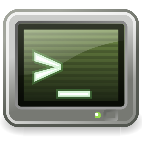 Default prompt terminal window vector illustration