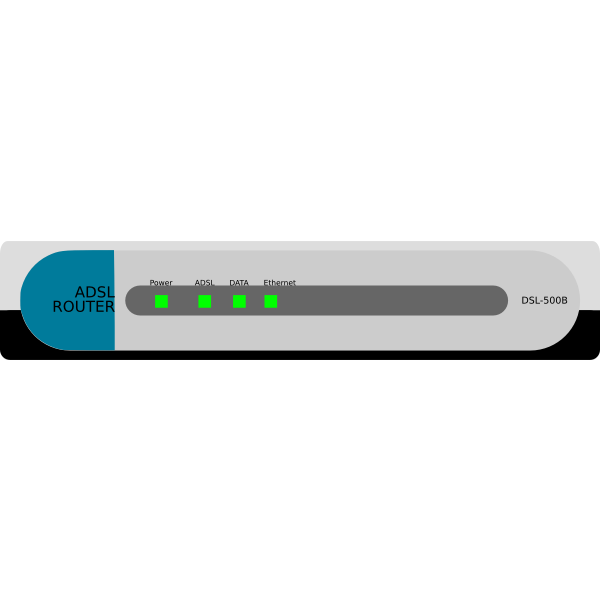 ADSL router vector image