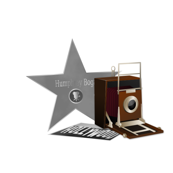 Star photographer vector image