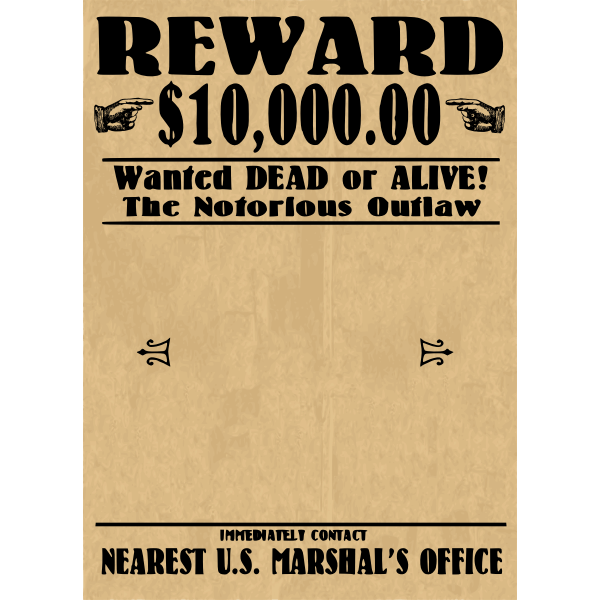 Wanted poster