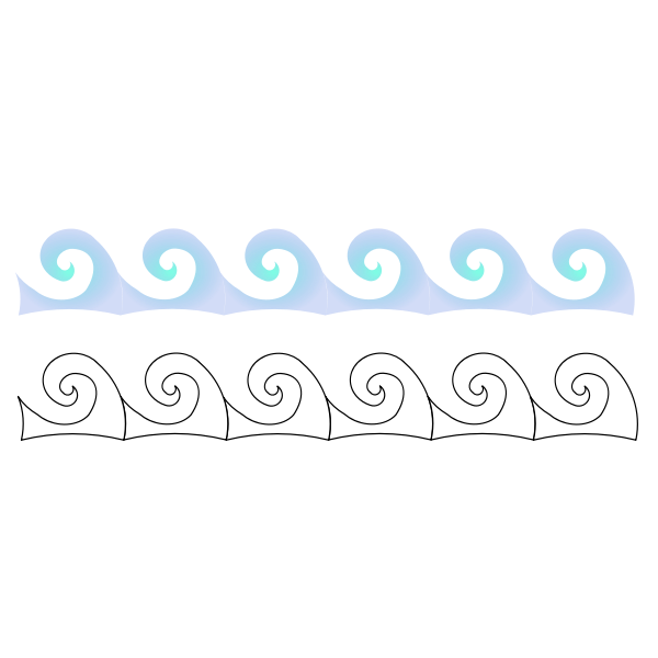 Repeating pattern waves