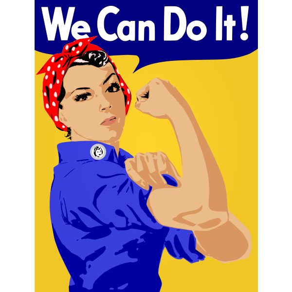 We Can Do It vector poster