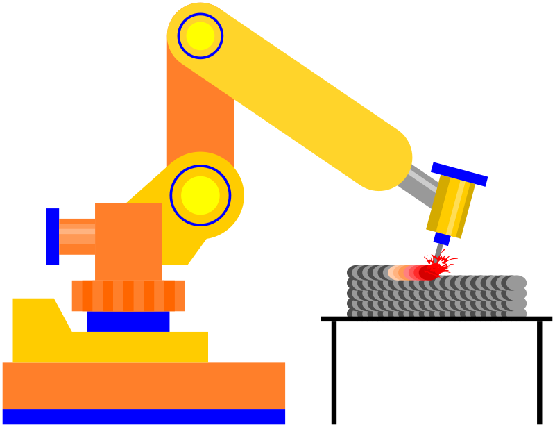 Industrial welding robot