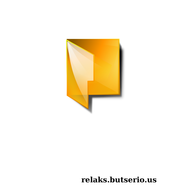 Transparent computer folder icon vector image