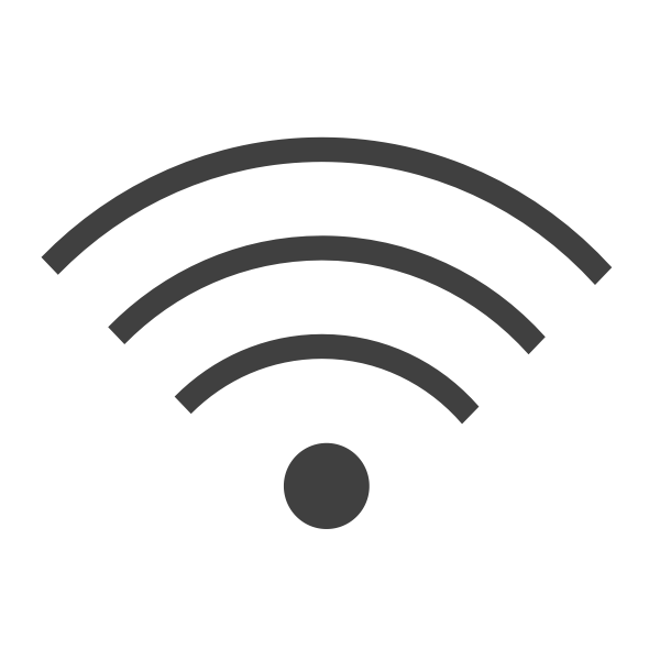 Wi-fi symbol vector image