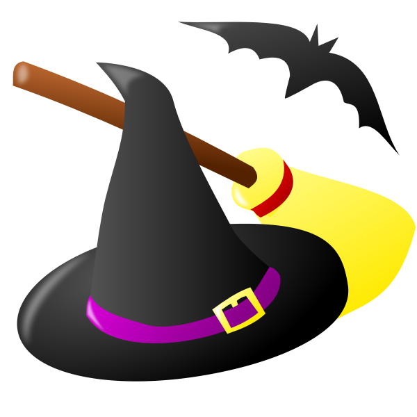 Color Halloween witchcraft vector illustration