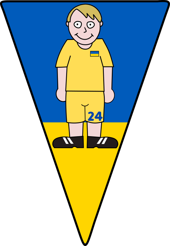 Pennant Soccer player Ukraine 2021