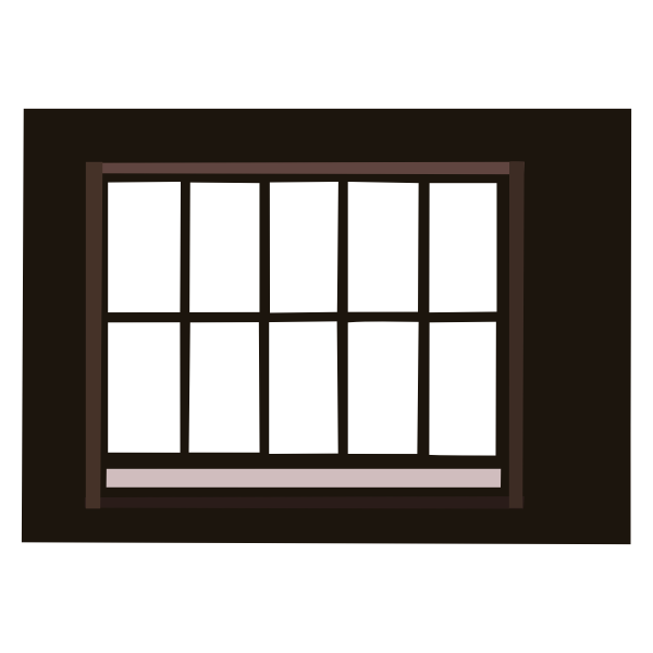 Window with lattice